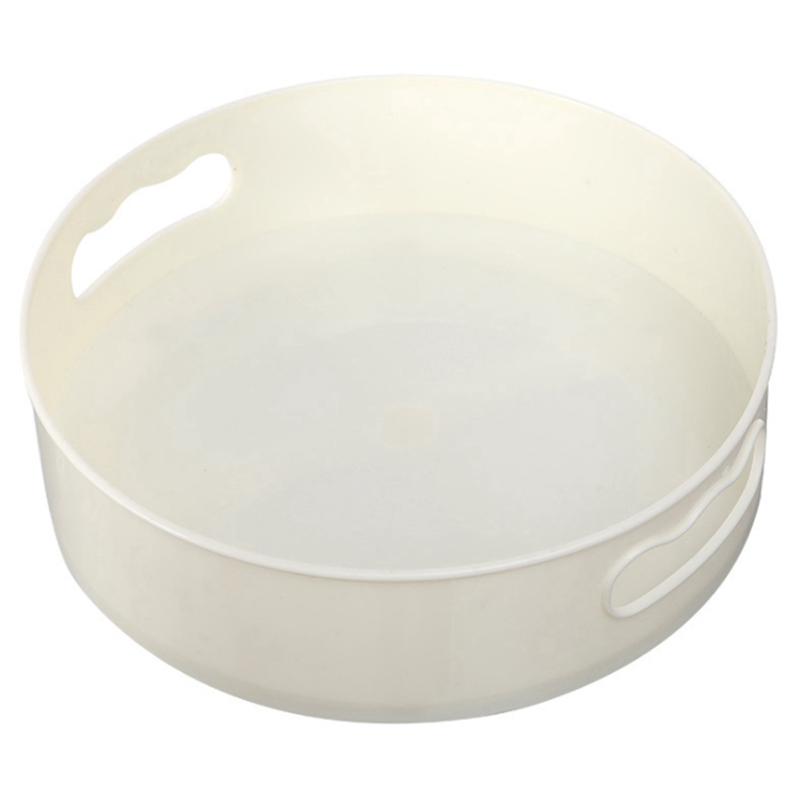 Rotating Tray Turntable Kitchen Storage Containers for Spice Jar Food Snack Tray Non Slip Dried Storage Plate