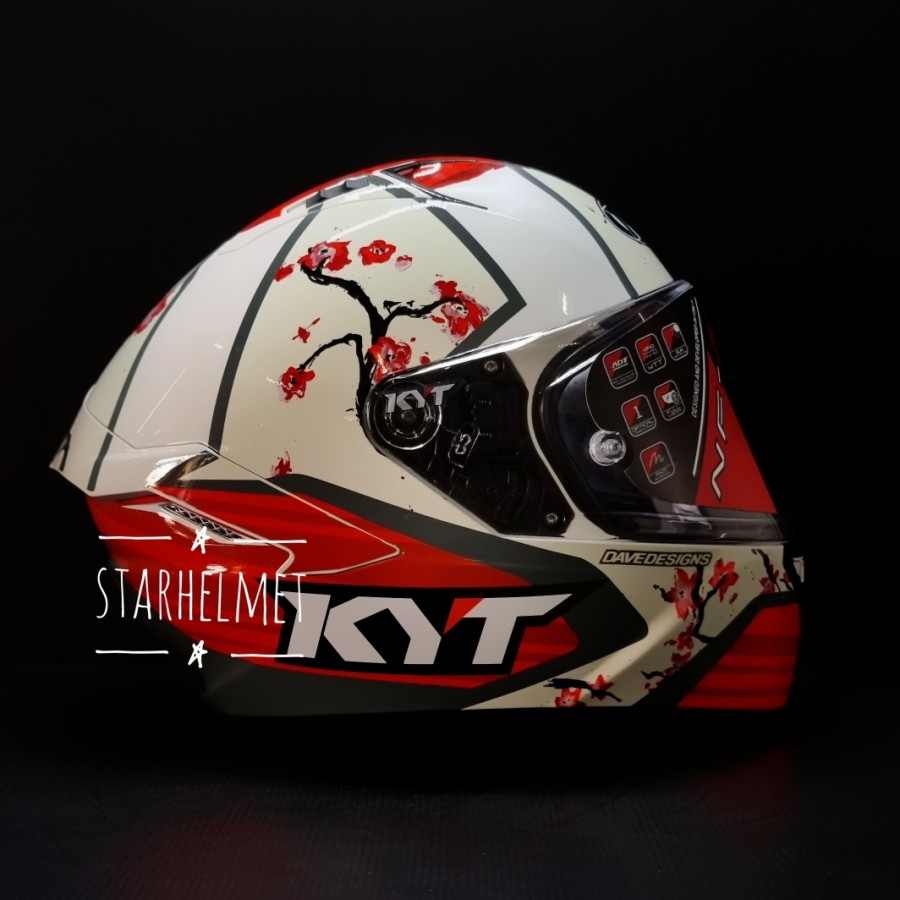 Helm Kyt Nfr Xavi Sakura Lazada Indonesia