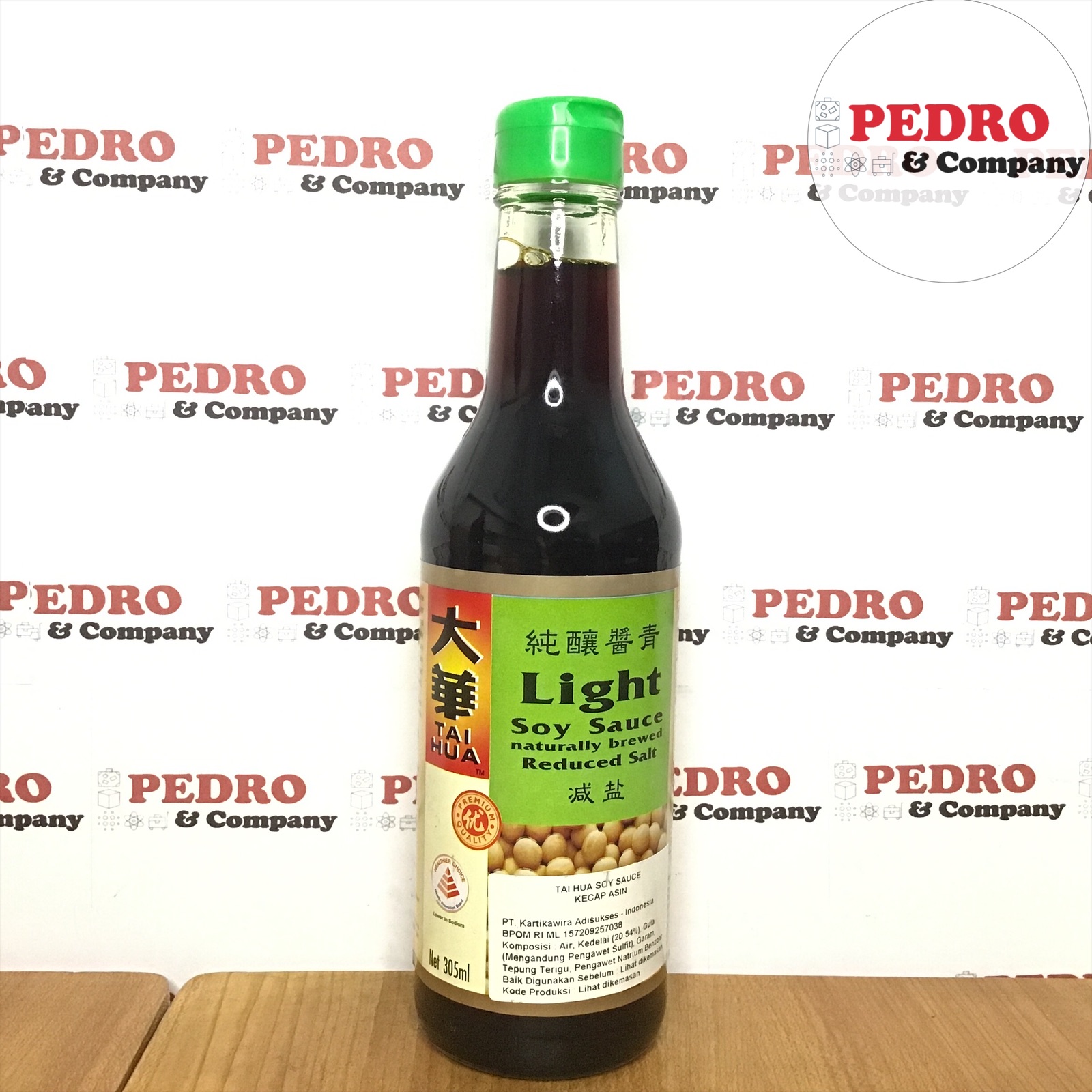 Taihua light soy sauce 305 ml - reduce salt kecap asin kurang garam ...