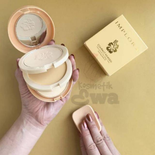 BEDAK IMPLORA 3 IN ONE - IMPLORA COMPACT POWDER EWA | Lazada Indonesia