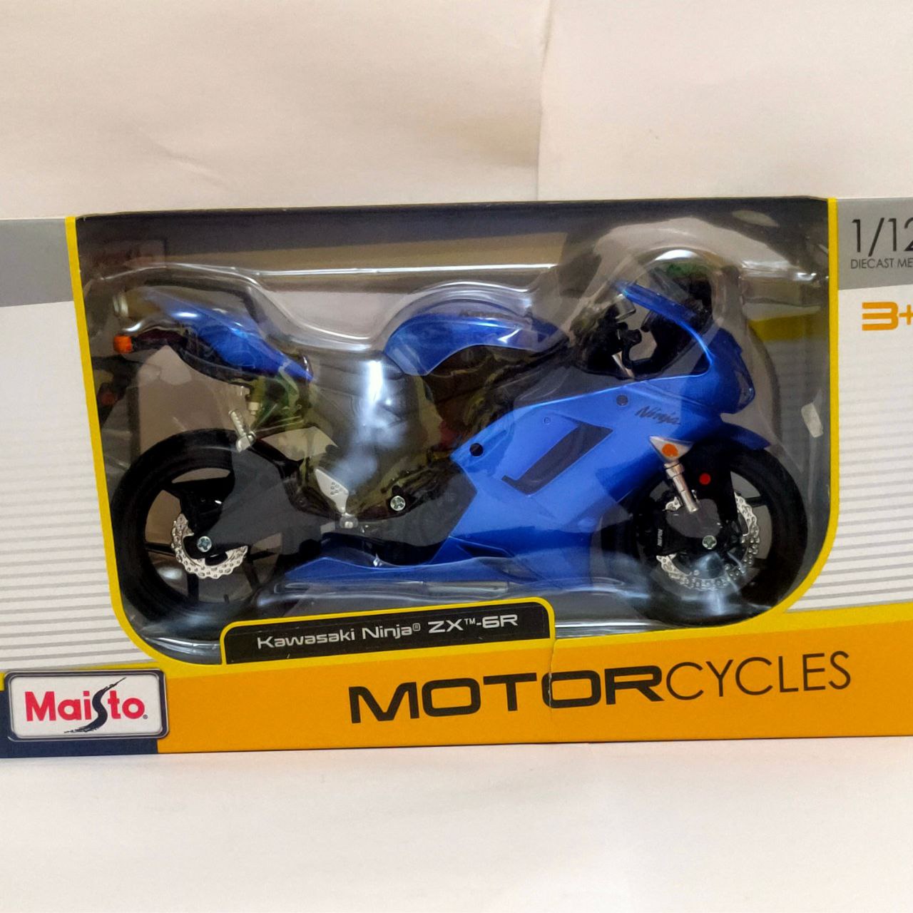 Ninja Zx6r Kawasaki Maisto Maisto 1:12 Kawasaki Ninja ZX-6R Mainan