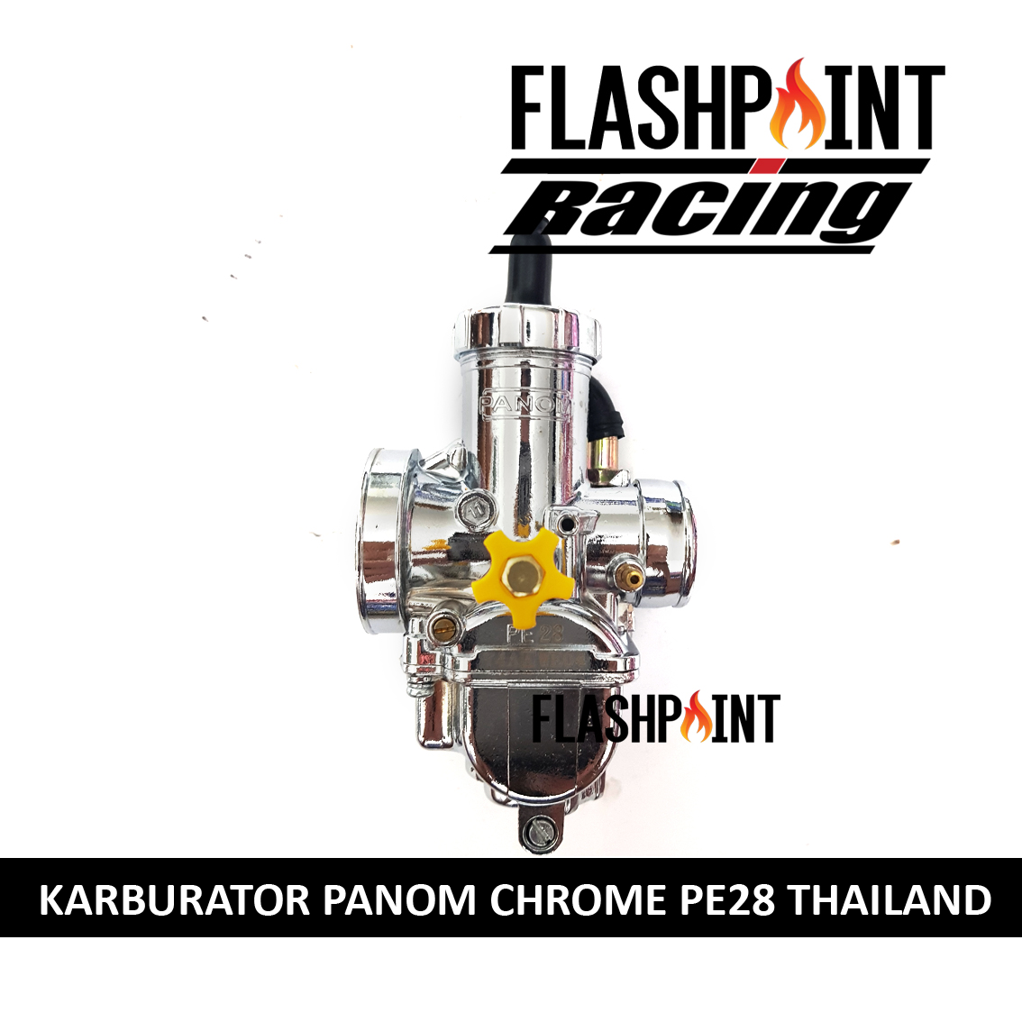 (BISA COD) KARBURATOR PANOM PE 28 CHROME / CARBURETOR KARBU KALBULATOR ...