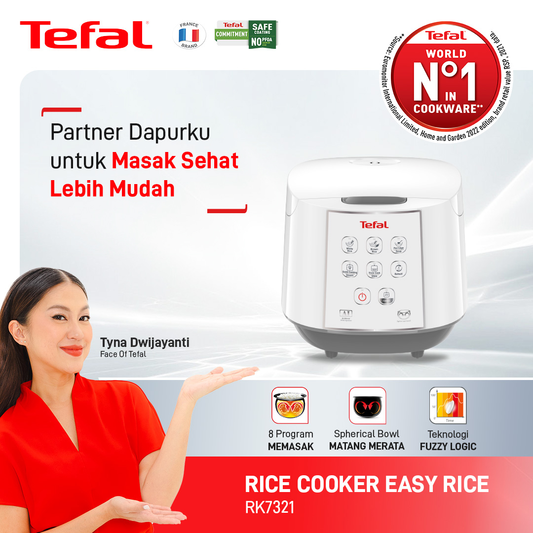 Tefal Easy Rice RK7321 Rice Cooker Magic Com Lazada Indonesia