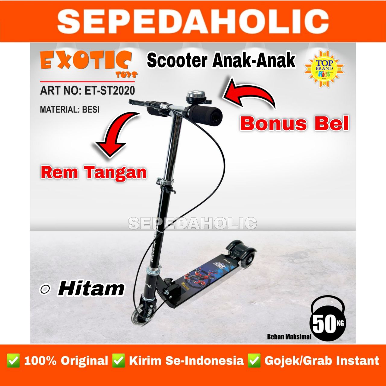 Scooter Skuter Anak EXOTIC ST 2020 Rem Tangan Manual Lazada