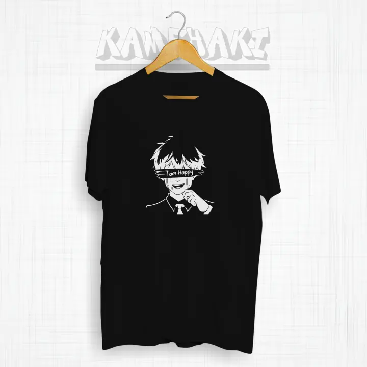 Baju Kaos Anime I Am Happy Crying Kaos Pura Pura Bahagia Baju Distro Pria Wanita Kaos Karakter Kaos Murah Berkualitas Kaos Distro Kamehaki Lazada Indonesia