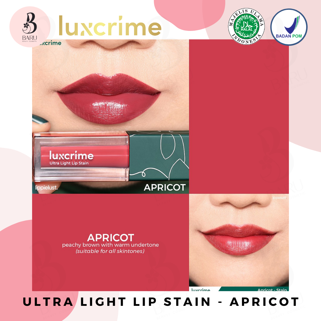 ⛄️BARU⛄️ [PALING MURAH!!] LUXCRIME Ultra Light Lip Stain Apricot