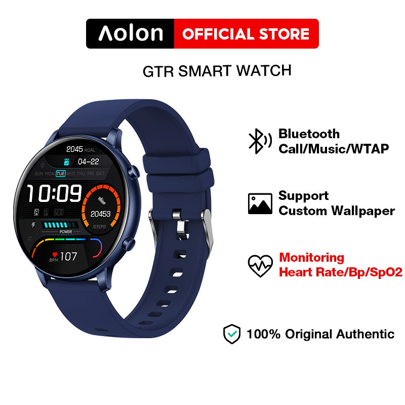 Original Aolon GTR Full Screen Smart Watch Bluetooth Call Sports