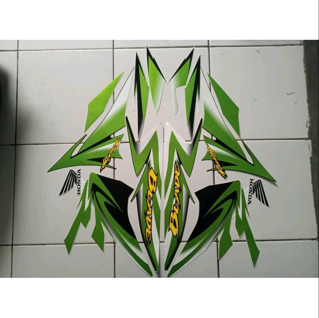 striping original Honda Blade 110 2011 decal Honda Blade 110 2011