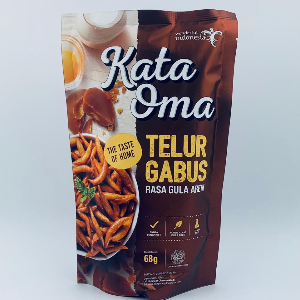 Kata Oma Telur Gabus Telur Gabus Rasa Gula Aren 68g Lazada Indonesia