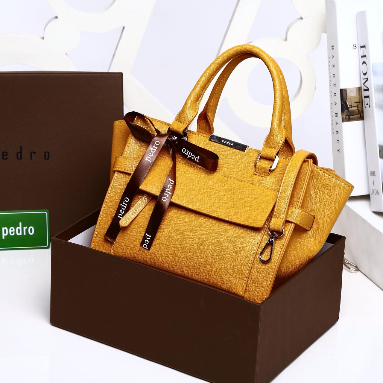 tas wanita Pedro top handle set tali panjang mewah elegan fashion kerja kantor tas casual tas pesta party bag batam murah limited rebutan