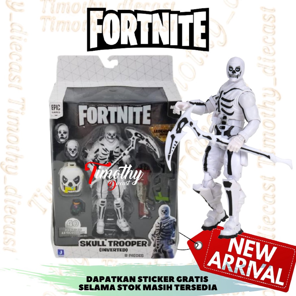 FORTNITE LEGENDARY SERIES SKULL TROOPER INVERTED 8 PIECES ACCECORIES ...