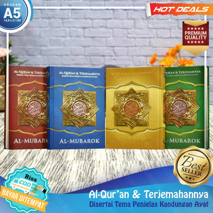 Original 100 Alquran Al Mubarok A5 Terjemahan Lama Pemimpin Al Quran A5 Terjemah Al Mubarok