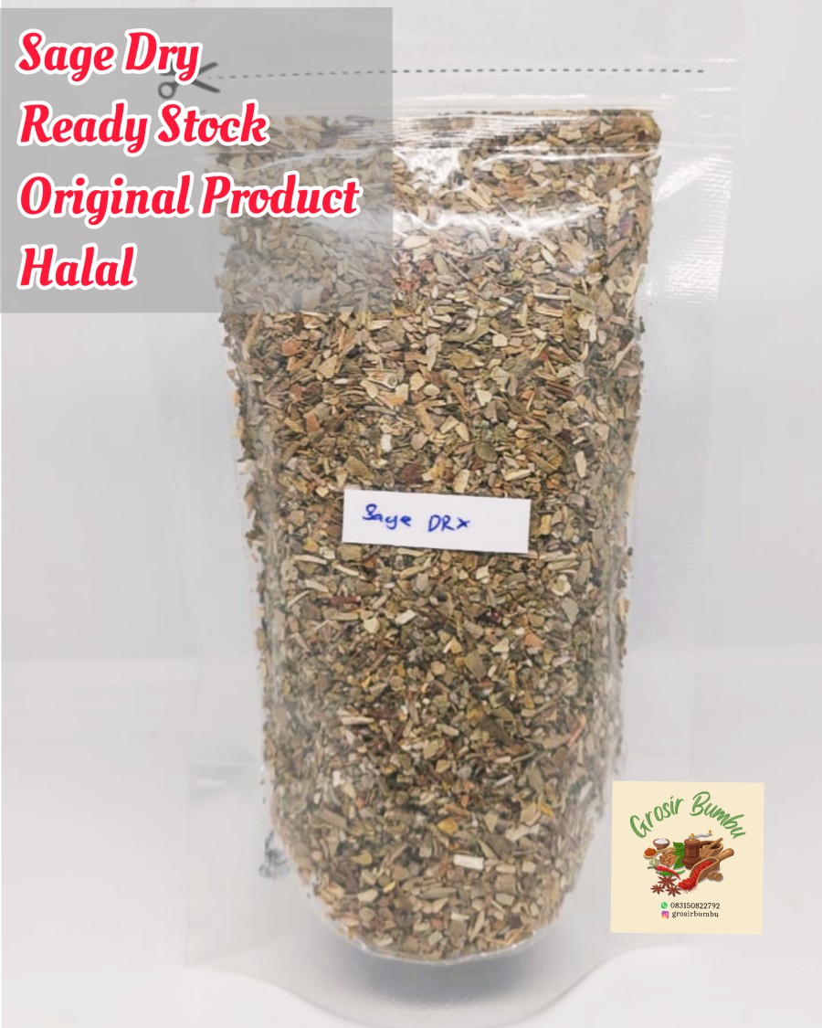 Daun Sage 100gram / Sage Dry / Sage Kering Lazada Indonesia