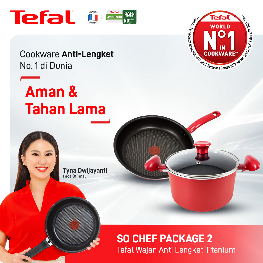 Tefal So Chef Package Wajan Panci Set Penggorengan Lazada Indonesia