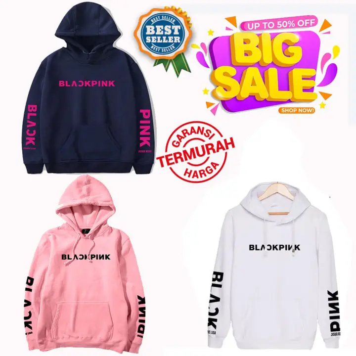 jaket hoodie blackpink