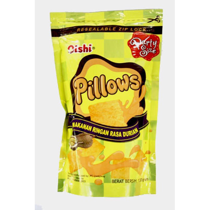 Oishi Pillows Party 100 gram - Cemilan Pillow Enak Snack Kekinian ...