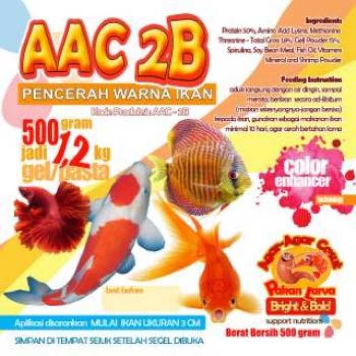 AAC 2B Agar Agar Casut Brigth u0026 Bold Pencerah Warna Ikan 500 gr