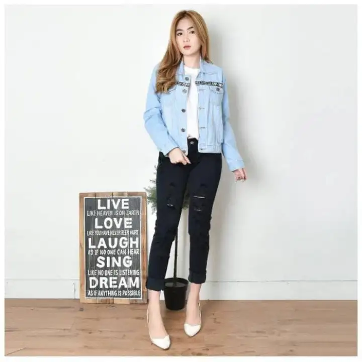 jaket jeans off white