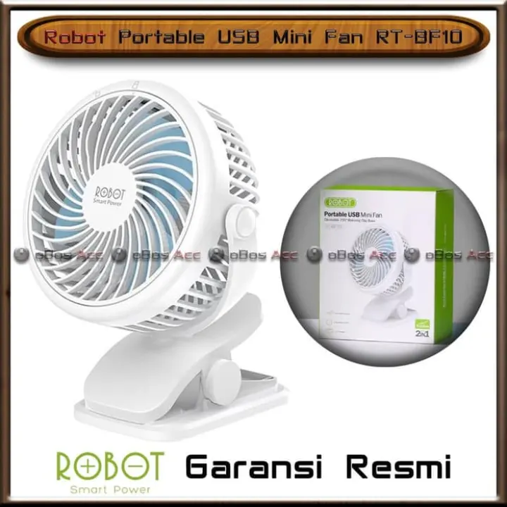 robot mini fan