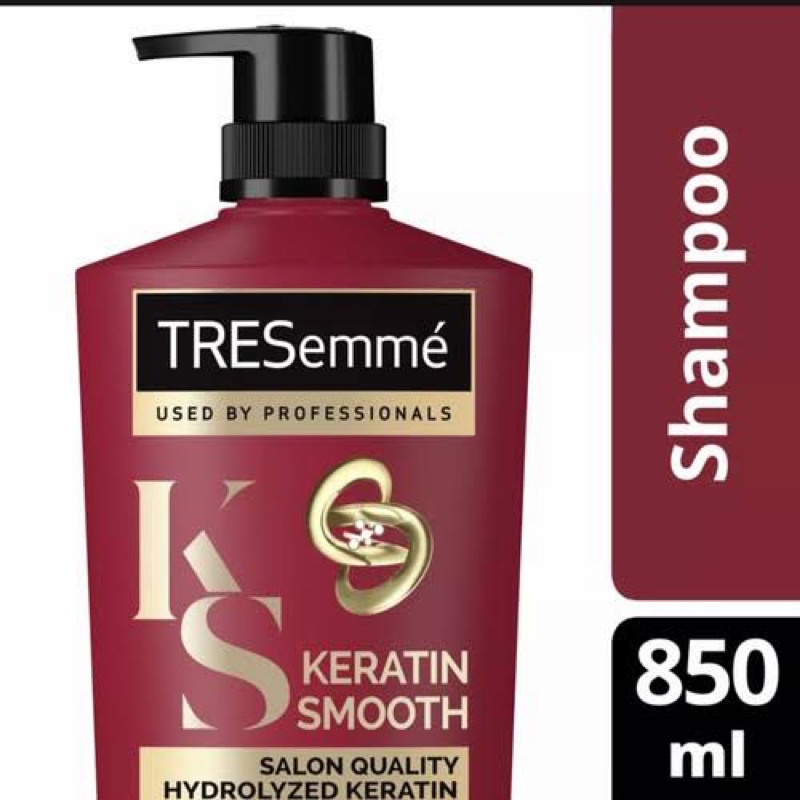 TRESEMME SHAMPOO KERATIN SMOOTH SALON QUALITY HYDROLYZED KERATIN 850 ML