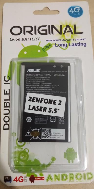 SBS - Original Baterai Batrai Batere Batrei Batery Battery Batre Battre ASUS Zenfone 2 Laser . Zenfone2 Laser 5.5Inch . 5.5 Inch . 6Inch . ZE601KL ZE550KL ZE551KL Z00UD Z00LD . Zenfone Selfi Selfie ZD551KL . Z011DD . C11P1501 . Z00LD Z00LLD ZOOLD ZOOLLD