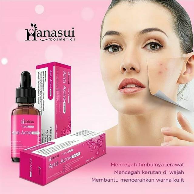 Serum Hanasui Anti Acne Bekas Jerawat Serum Cream Glowing Lazada Indonesia