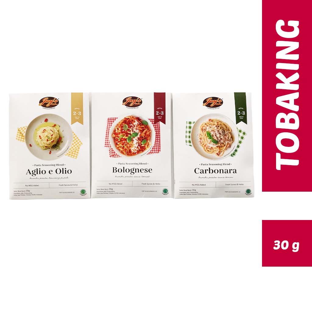 Jays Pasta Seasoning Bolognese / Aglio Olio / Carbonara bumbu pasta Jay