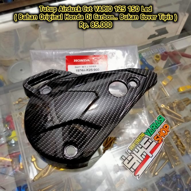 Cover Tutup Keongan Airduck Cvt Vario 125 Vario 150 Led Carbon Lazada Indonesia Cover Tutup Keongan Airduck Cvt Vario 125 Vario 150 Led Carbon Lazada Indonesia