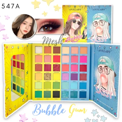 BUBBLE GUM SASSY - Anylady 36 Color Eyeshadow Palette Eye Shadow Any Lady 547A