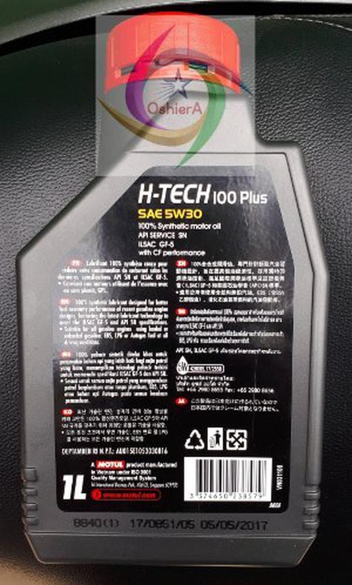 TERBARU Oli Mobil Motul H Tech 100 Plus 5W 30 1L Limited