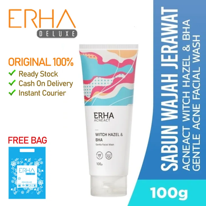 erha facial wash acne