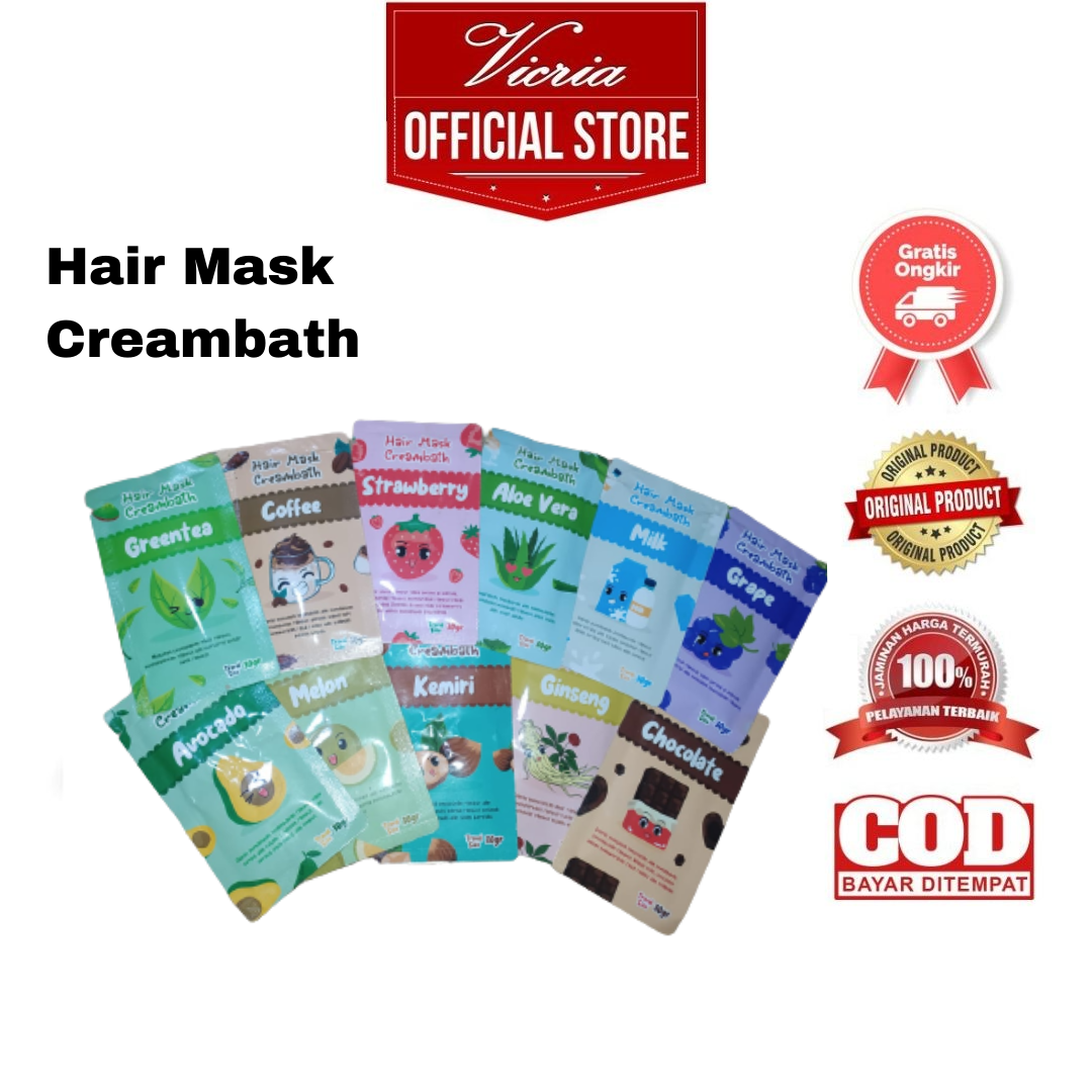Hair Mask creambath sachet Lazada Indonesia