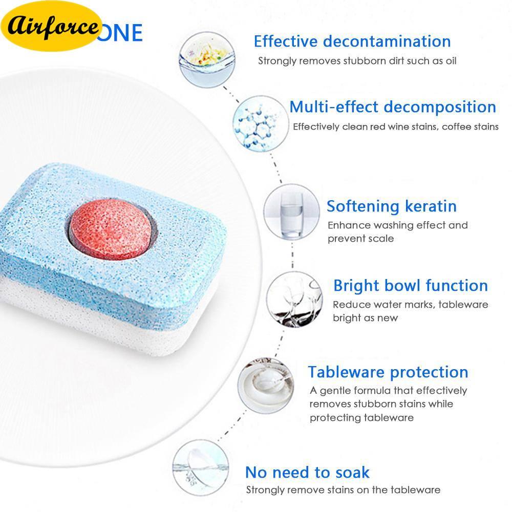 Airforce 20g Finish All In 1 Powerball Fresh Deep Clean Dishwasher Detergent Tablet By Airforce