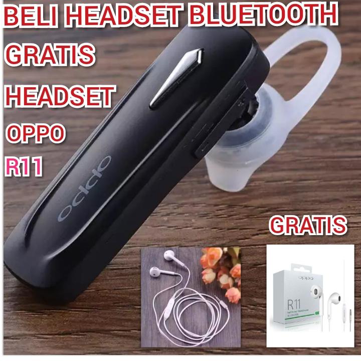 headset bluetooth oppo gratis R11 handset henset hedset kabel