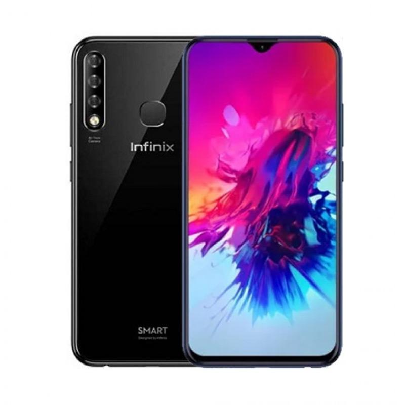 HP TERBARU INIFINIX SMART 3 PLUS RAM 2GB ROM 32GB TRIPLE CAMERA REAR 13MP FINGERPRINT FACEUNLOCK SYSTIM SECURITY LAYAR 6.2 HD+ BERGAYA WATERDROP TETESAN AIR GARANSI RESMI NEW SMARTPHONE INFINIX SMART 3 PLUS