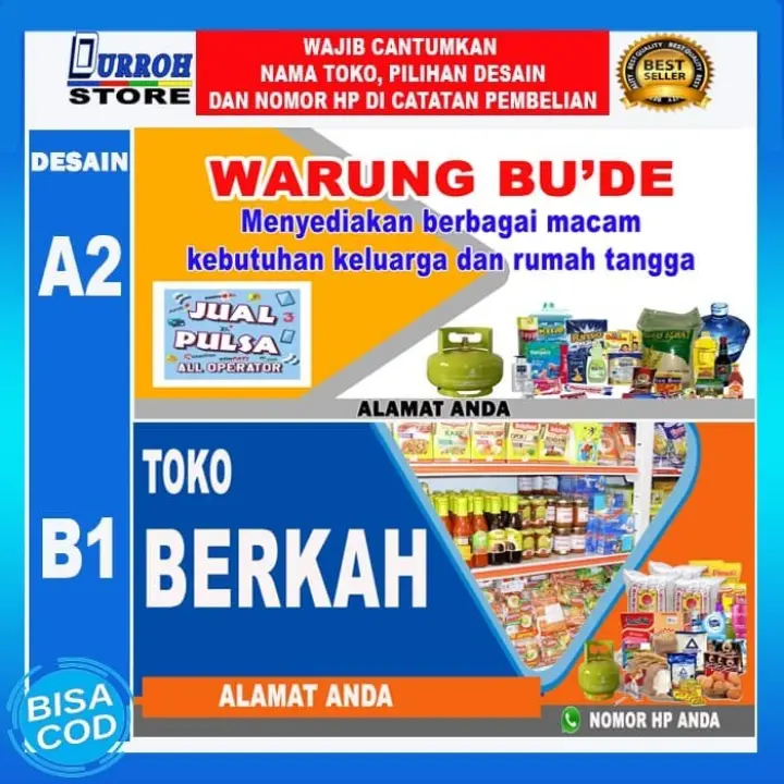 Flash Sale Spanduk Banner Toko Kelontong Sembako 100x50 Hemat Lazada Indonesia