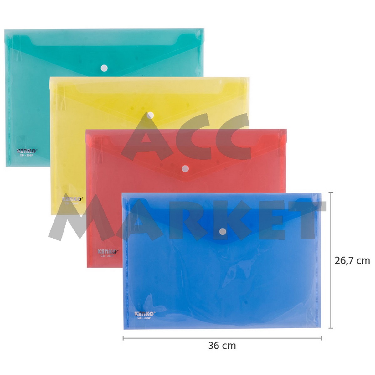 Map Dokumen Plastik Arsip Kancing Document Kenko | Lazada Indonesia
