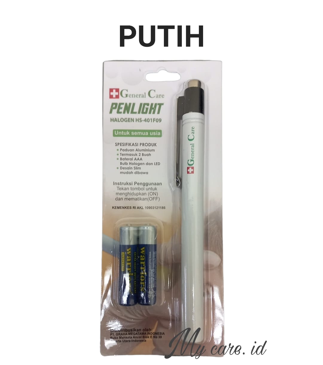 GC Penlight LED Halogen General Care / Senter Medis / Pen Light GC