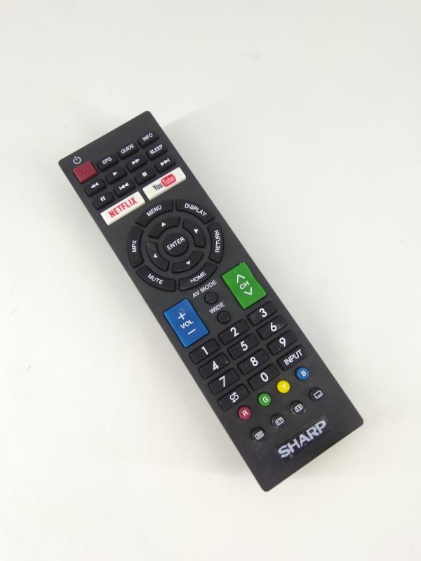 Remot Remote TV Sharp Aquos LCD LED Smart TV GB275WJSA Original Pabrik / KW