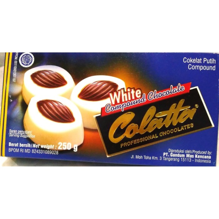 White Compound Chocolate Colatta 250gr Coklat Putih Compound Lazada Indonesia