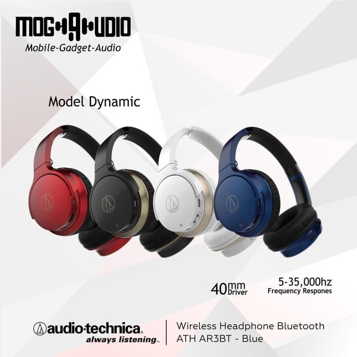 Diskon!! Audio Technica Ath Ar3Bt / Ar3 Bt Wireless Headphone Bluetooth -  Hitam Termurah | Lazada Indonesia