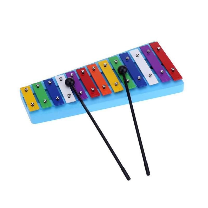 Ngôi sao Trung Tâm 13 Màu Kid Glockenspiel Đàn Xylophone Note của Giáo Dục Nhịp Điệu