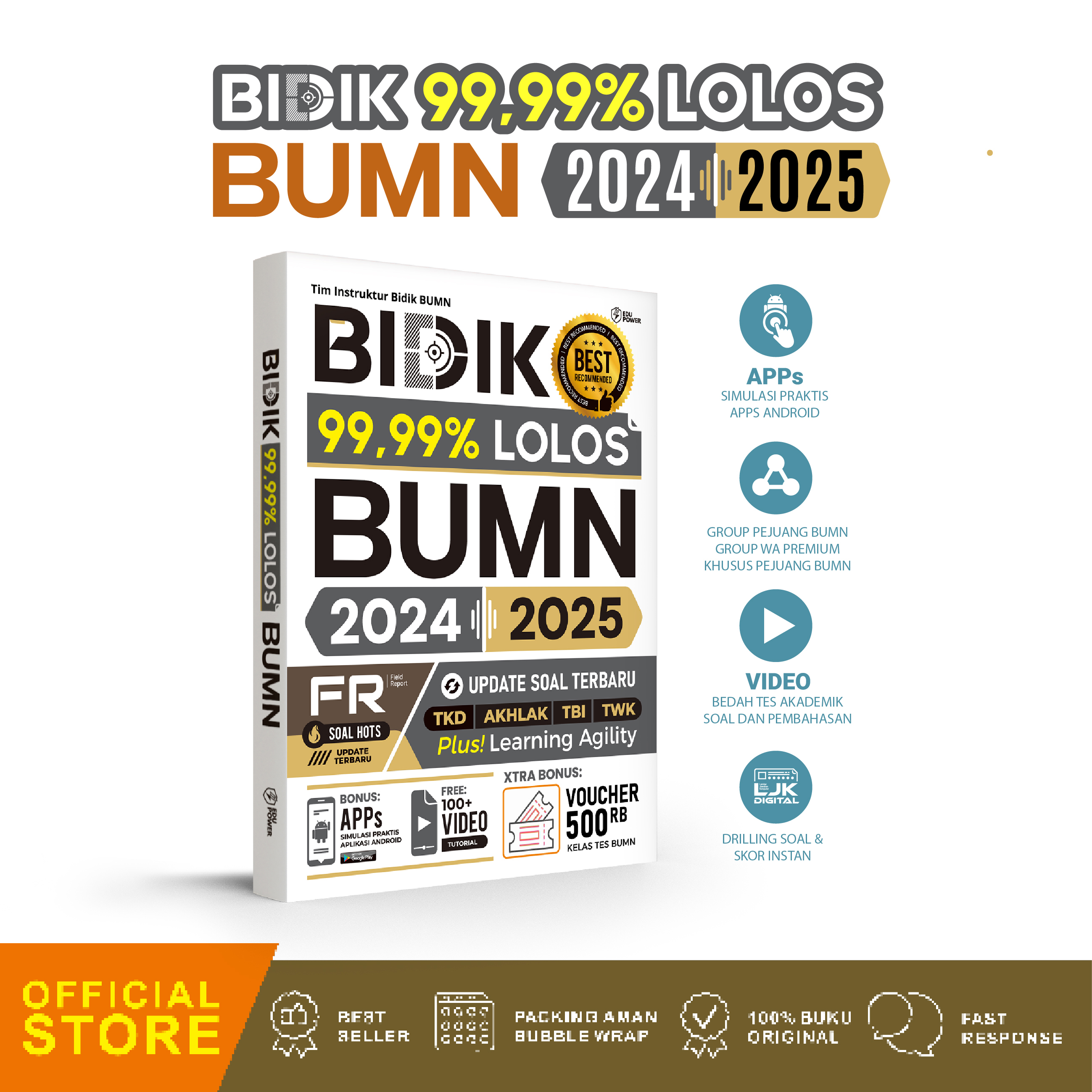 BUKU BUMN 2024-2025 BIDIK 99,99% LOLOS BUMN | Lazada Indonesia