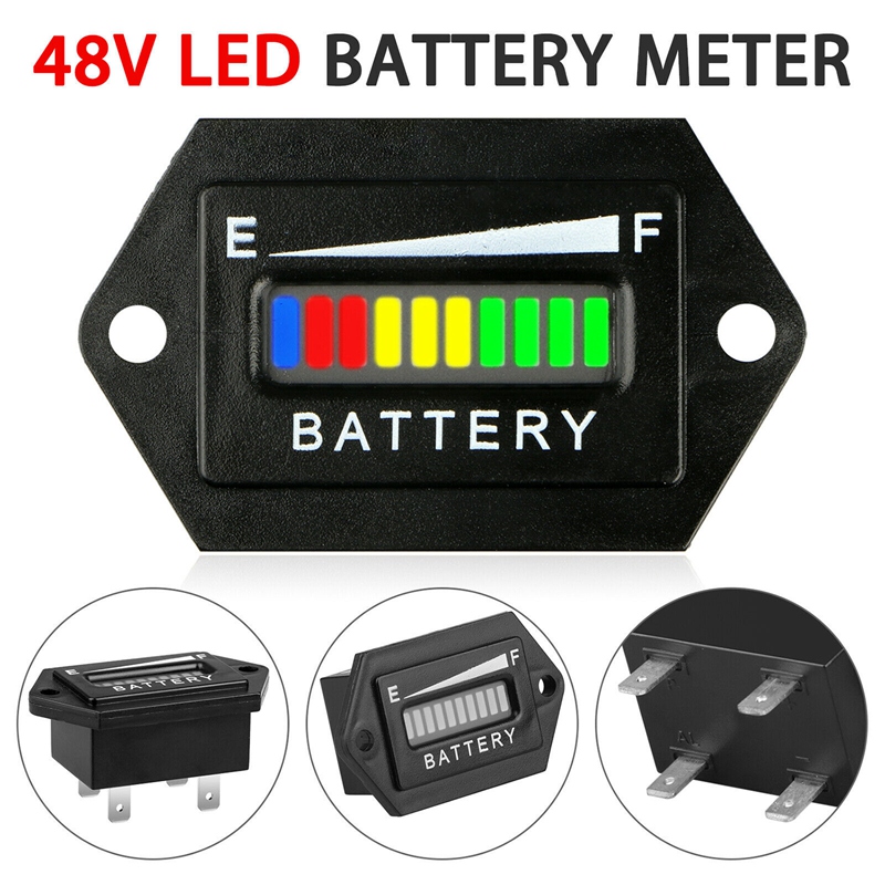 48v Volt Battery Indicator Meter Gauge For Ezgo Club Car Yamaha Golf Cart Th 