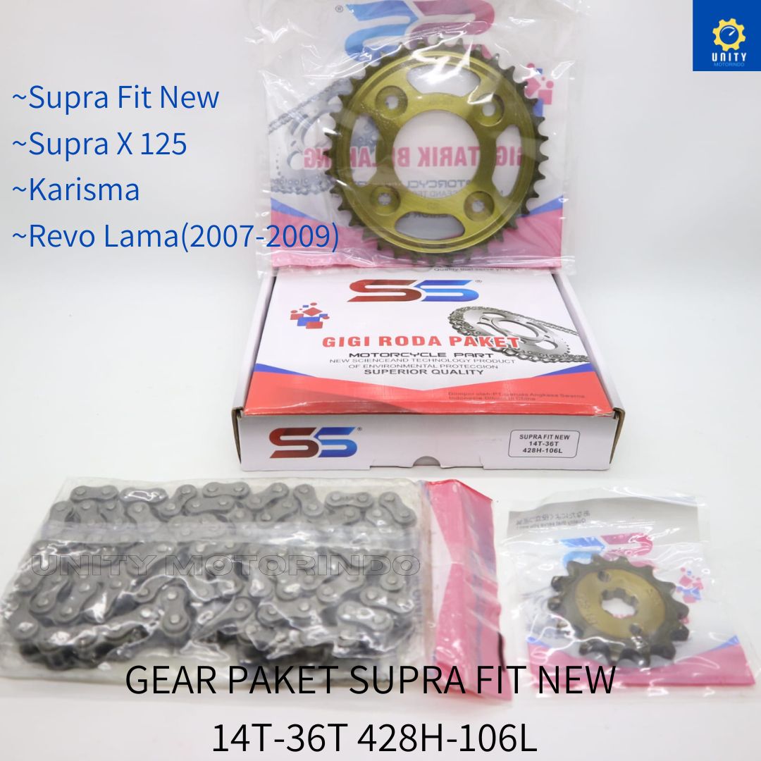 GEAR PAKET GIR SET SUPRA FIT NEW KARISMA REVO LAMA SUPRA X 125 ORI SS Lazada Indonesia