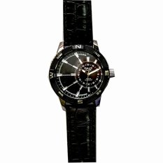 Omax Jam Tangan Pria Analog Hitam