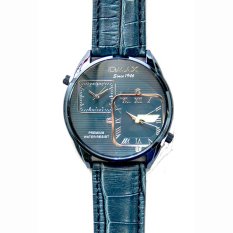 Omax Jam Tangan Pria Kulit Dalam Biru