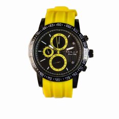 Omax Jam Tangan Pria Yellow Rubber