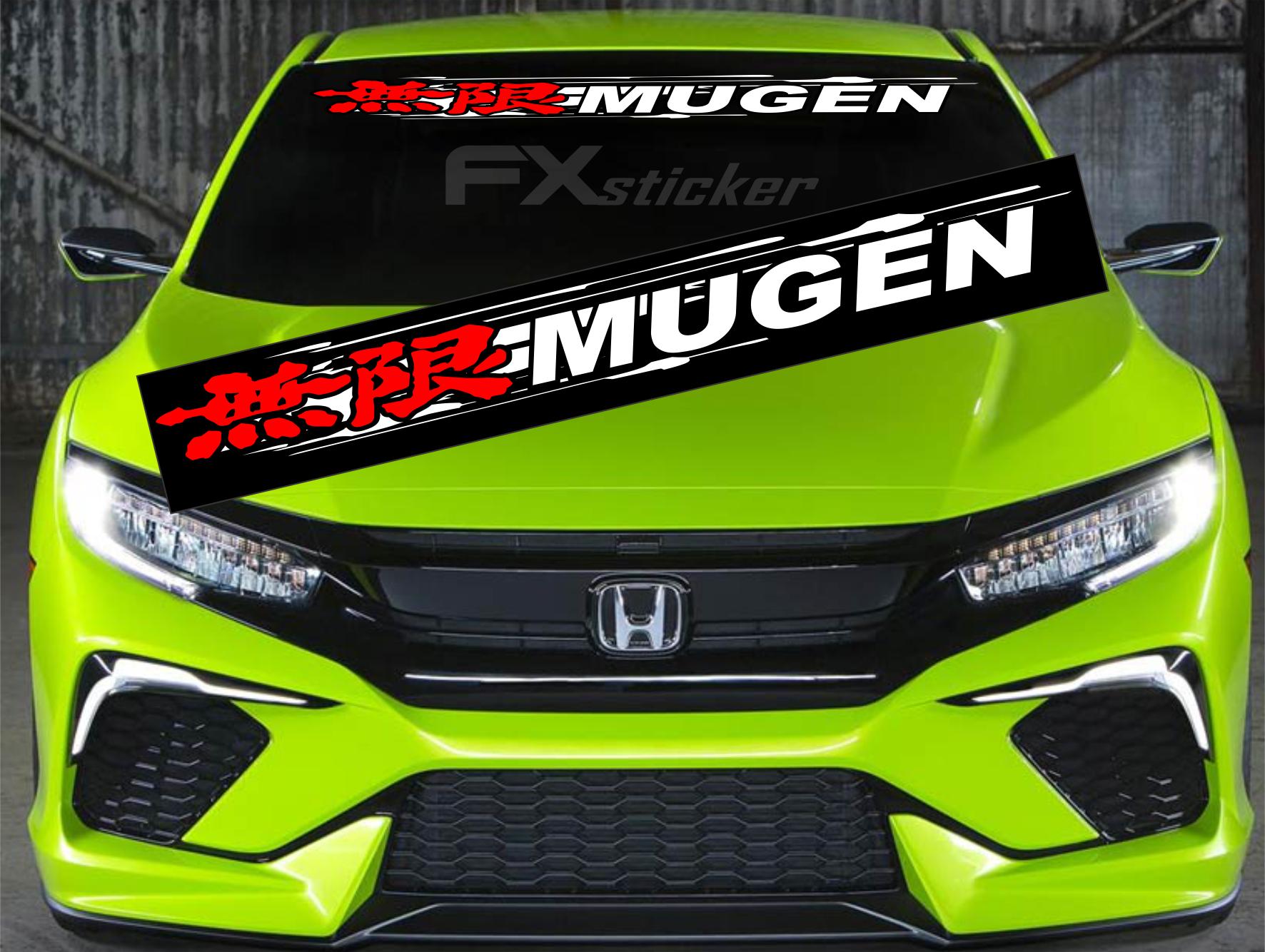 Stiker Termurah Cutting Stiker Mobil Stiker Mugen Kaca Depan Racing