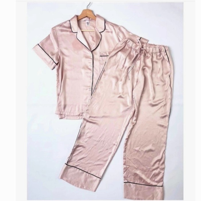 victoria secret striped pyjamas